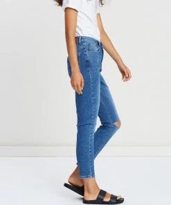 Denim One Teaspoon Cali Blue Freebirds High-Waist Skinny Jeans