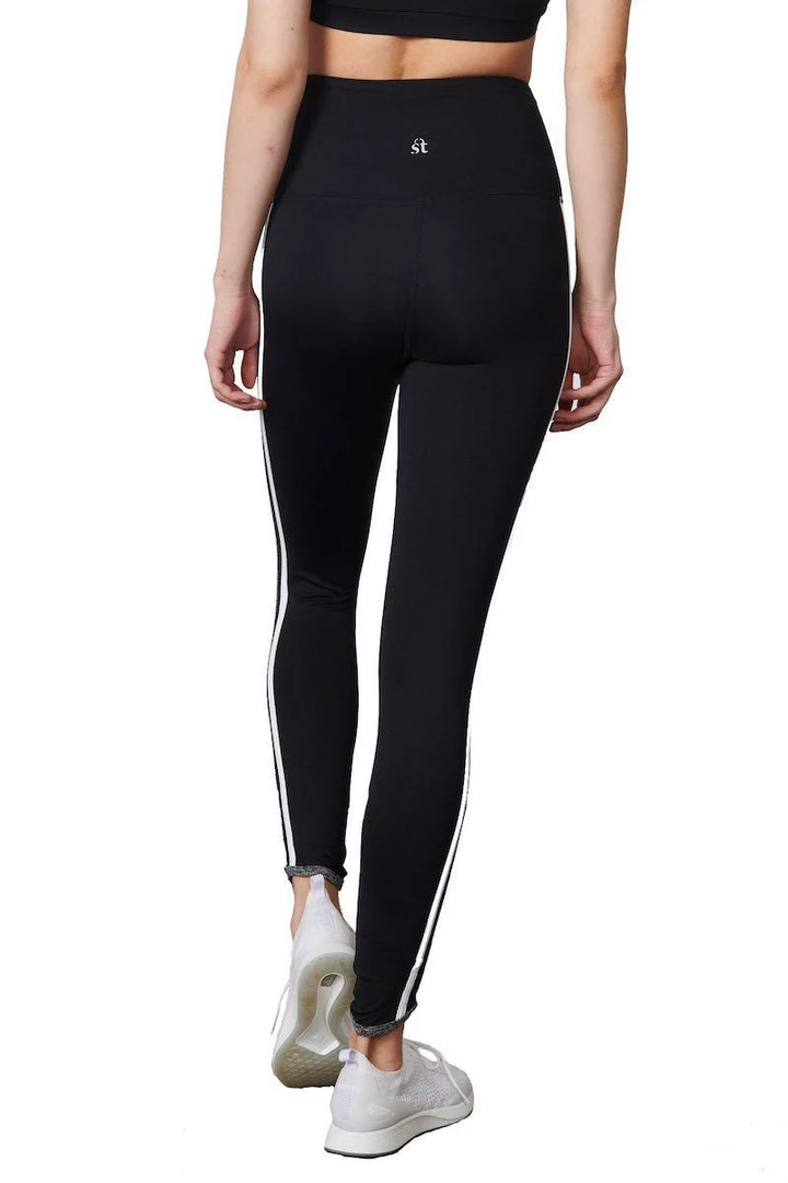 Leggings Strut This Havana Ankle Legging Black/Grey/White 4 Leggings Strut This Havana Ankle Legging Black/Grey/White