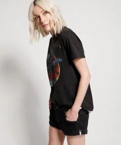 Denim One Teaspoon Worn Raven Bandits Jean Short