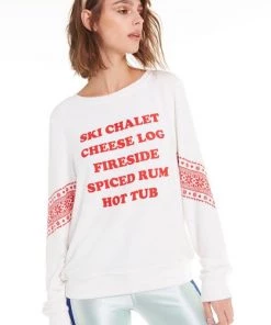 Sweaters & Knits WILDFOX Ski List Baggy Beach Jumper Sweater