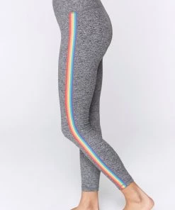 Activewear Spiritual Gangster Rainbow Stripe Essential 7/8 Legging