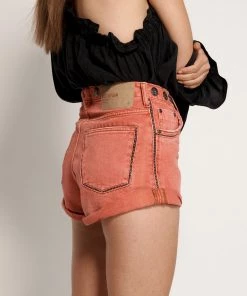 One Teaspoon Coral Studded Bandits High Waist Denim Jean Short 8 One Teaspoon Coral Studded Bandits High Waist Denim Jean Short