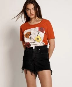 Denim One Teaspoon Black Bonita High Waist Jean Shorts