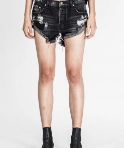 New Arrivals One Teaspoon Black Sea Bandits Denim Shorts