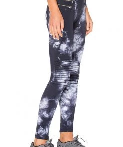 Blue Life Tie Dye Zipper Moto Legging 7 Blue Life Tie Dye Zipper Moto Legging
