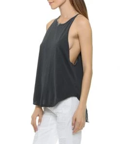 Tops LNA Bib Tank Washed Black