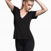Track & Bliss The V Neck Black