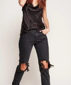 One Teaspoon Fox Black Awesome Baggies Denim