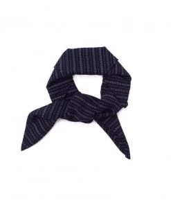 Vanessa Mooney The Thea Bandana Navy ACCESSORIES