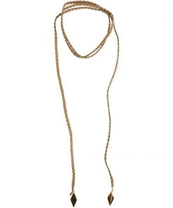 ACCESSORIES Vanessa Mooney The Braided Diamond Bolo