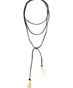 Vanessa Mooney Voltage Black Diamond Wrap Choker