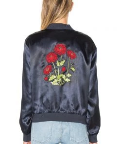 Tularosa Mara Bomber Jacket Navy Jackets & Blazers