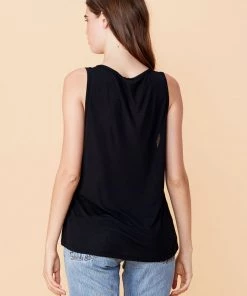 Tops LNA Double Strap Tank Black