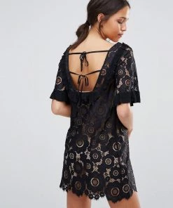 Dresses For Love And Lemons Sonya Lace Babydoll Dress