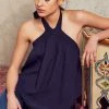 Tops Tularosa Tay Fringe Halter Top