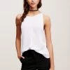 Free People Sleek N Easy Tank White Tops
