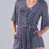 Dresses Lovers + Friends Cruiser Romper Navy Stripe