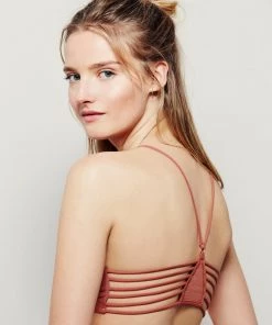 Bralettes Free People Strappy Side Bra Copper/Bronze