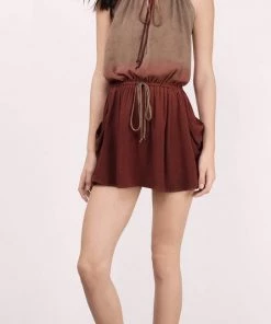 SUMMER SALE Blue Life New Island Halter Dress Red Sea