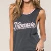 Spiritual Gangster Namaste Script Rocker Tank Activewear