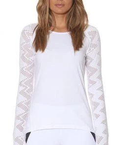 SUMMER SALE Lukka Lux Interval Longsleeve Optic White