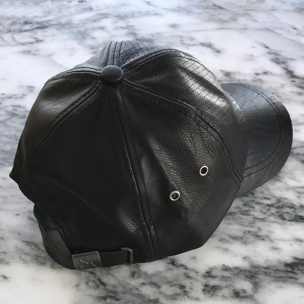 Sweat Active Vegan Leather Baseball Cap Black ACCESSORIES 6 Sweat Active Vegan Leather Baseball Cap Black ACCESSORIES