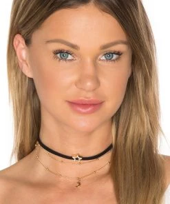 New Arrivals Ettika Star And Moon Choker