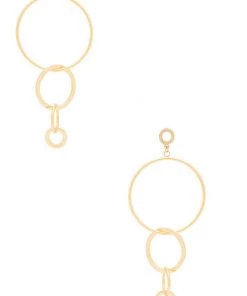 Ettika Hoop Link Earring