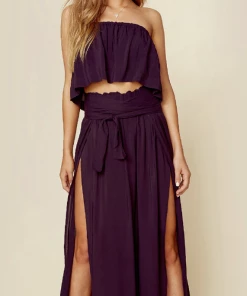 Skirts Blue Life High Waisted Wrap Skirt Black