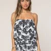 Spiritual Gangster Island Lotus Ruffle Romper Activewear