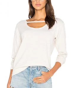 LNA Maya Sweatshirt Mineral Bone