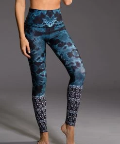 New Arrivals Onzie High Rise Graphic Legging Lucky Eye