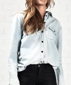 One Teaspoon Le Surf Denver Shirt Denim