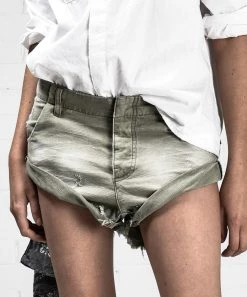 Denim One Teaspoon Militaire Sailors Shorts