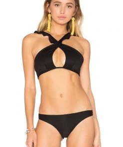Swimwear For Love And Lemons La Playa Ruffle Bikini Swim Top