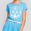 Wildfox Yachting Emblem Cruise Romper