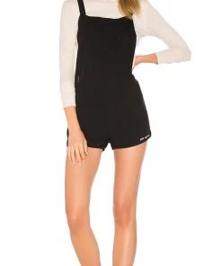 Wildfox Short Overall Tie Back Romper