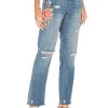Denim Blank NYC Embroidered Crop Jean