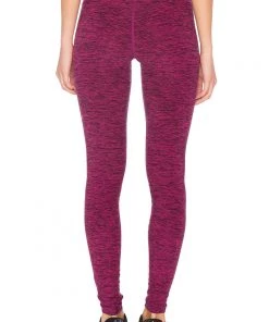 Activewear Beyond Yoga Spacedye High Waist Leggings Plumberry