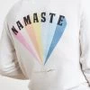Spiritual Gangster Namaste Rainbow Vneck Pullover