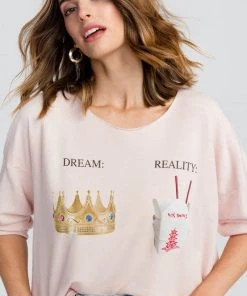 Wildfox Dream Vs. Reality 5AM Sweatshirt