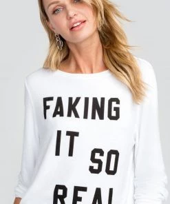 Wildfox Faking It Baggy Beach Jumper Sweater Sweaters & Knits