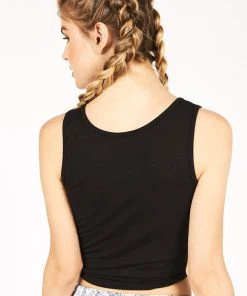 Activewear Onzie Knot Crop Top Midnight