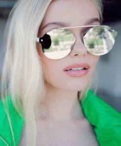 Quay Camden Heights Silver Mirror Sunglasses New Arrivals