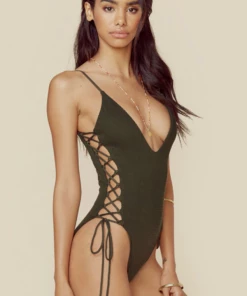 Swimwear Blue Life Mermaid One Piece Olive