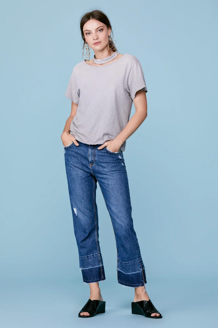 LNA Choker Tee Sharkskin Potassium New Arrivals 4 LNA Choker Tee Sharkskin Potassium New Arrivals