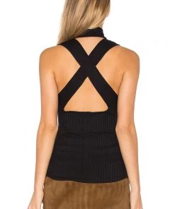 LNA Cross Back Element Tank Black Tops 10 LNA Cross Back Element Tank Black Tops