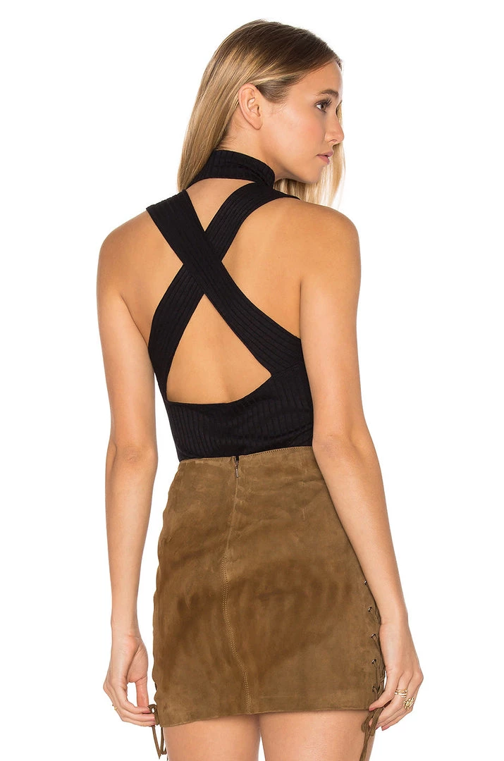 LNA Cross Back Element Tank Black Tops 3 LNA Cross Back Element Tank Black Tops