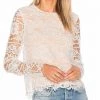 Tops Lovers + Friends Lotus White Lace Top