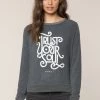 Activewear Spiritual Gangster Trust Your Soul Script Pullover